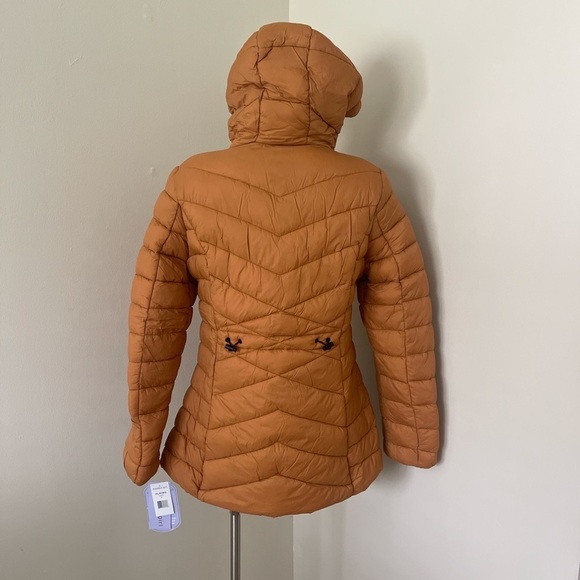 (NWT) Madden Girl Women's Hooded Packable Puffer Jacket in Khaki, Medium - Picture 11 of 16